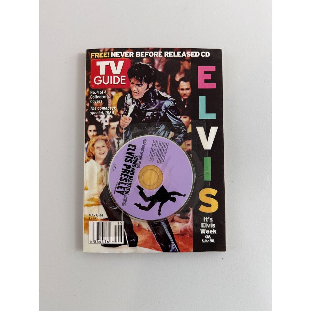 TV Guide Elvis Presley Collector's Edition May 8-14, 2005 w/ Mini CD